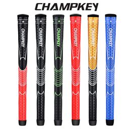 Other Golf Products Champkey 13pcsSet Hightech PU Leather Midsize Grip 5 Colours for Choice Irons and Wood Grips 230627