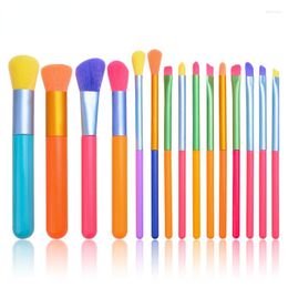 Makeup Brushes Colourful Brush Set Full Of Portable Beauty Tools