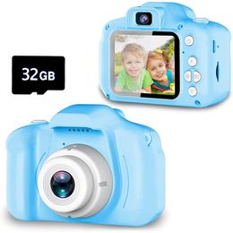 Toy Cameras Upgrade Kids Selfie Camera Christmas Birthday Gifts for Boys Age 39 HD Digital Video Toddler Portable Pink 230626