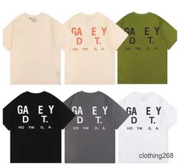 Shirt Men's t Shirts Tees Polos Mens Women Designer T shirts Galleryes depts cottons Tops Man S Casual Shirt Luxurys Clothing Clothes7865742