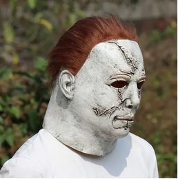 Halloween Michael Myers Mask Horror Carnival Mask Masquerade Cosplay Adult Full Face Helmet Halloween Party Scary Major Masks C89