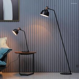 Floor Lamps LED Pendant Lamp Nordic Minimalist Modern Indoor Lighting Study Living Room Home Decor Corner Standing Bedroom Bedside