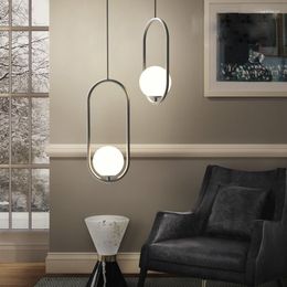 Pendant Lamps Geometric Light Bubble Glass Led Fixtures Residential Clear Lamp Cord Chandeliers Ceiling Vintage Bulb