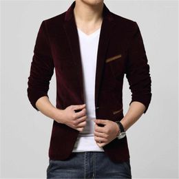 Men's Suits Men's 2023 Korean Men British's Style Smart Casual Slim Fit Office Suit Jacket Coat Formal Masculina Business Blazers