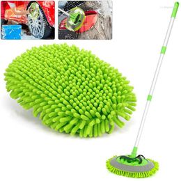 Car Sponge Upgrade Three Section Washing Mop Super Absorbent Cleaning Brushes Window Wash Tool Dust Wax Soft