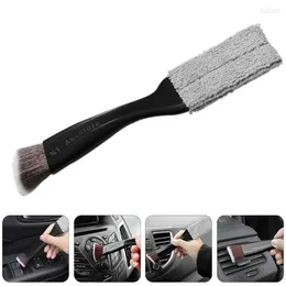 Car Sponge 2pcs Interior Brush Handheld Duster Auto Air Outlet Vent Brushes