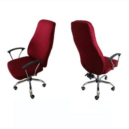 Chair Covers Solid Color Stretch Office Chair Cover Seat Cover for Computer Chair Slipcover Elastic Computer Chair Cover 230627