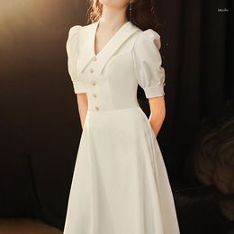 Casual Dresses White Dress Summer Licence Date For Women Party Clothing