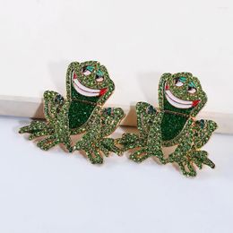 Dangle Earrings Top Trend Fashion High Quality Chic For Women's Temperament Frog Green Cute Romantic Sweet Style Gifts Girls Preferred