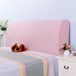 Bedding sets Elastic Headboard Cover Allinclusive Bed Head Dustproof Back Protective Solid Colour Home Decor 230626