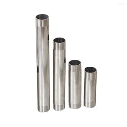 Watering Equipments 8/10/15/20cm 3/4" Double Male Thread Connector Pipe 304 Stainless Steel Water Adapter Shower Rod Extension Tube X