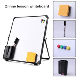 Whiteboards 30X25cm Magnetic Kids Whiteboard Dry Wipe Board Frame Mini Drawing White board Small Hanging Erase Boards With Pen