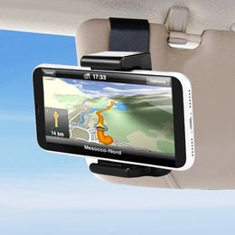 Powstro Car Sun Visor Phone Holder Universal Sun Visor Car Holder Stand Mount Clips Universal for iPhone x 8 7 6 Plus Samsung