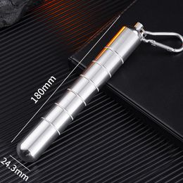 Colourful Smoking Aluminium Portable Sealing Adjustable Removable Stash Case Herb Tobacco Preroll Rolling Roller Cigarette Cigar Tube Holder Waterproof Tank