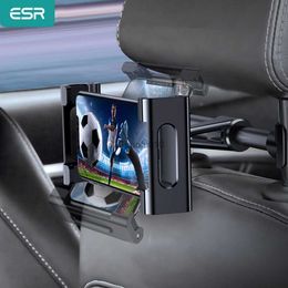 ESR Car Tablet Phone Holder Ajustable iPad Stand Car Back Seat Holder For Headrest 360 Rotation Car-mounted Holder for iPad L230619