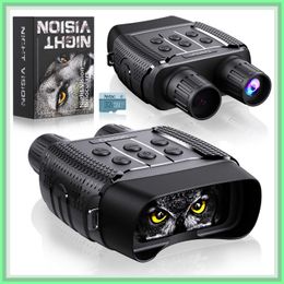 Telescope Binoculars Dsoon Night Vision Binoculars NV3182 Infrared Digital Hunting Tescope Camping Equipment Night Vision Goggs 1080P Video 300m HKD230627