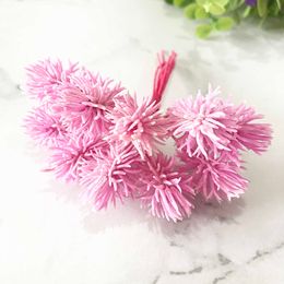 Dried Flowers 10PCS Plastic Gypsophila artificial plants scrapbook wedding decorative flowers vases for home decor diy gifts christmas garland