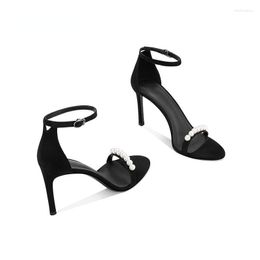 Fashion Super Sandals 2023 High Stiletto Heels Pumps Women Shoes Open Toe Strappy Sexy Ladies Summer Woman 3034