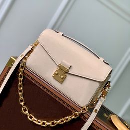 Designer Flap Bag Caviar Calfskin Chain Bag 21.5cm Luxury Crossbody Bag High Imitation Shoulder Handbag With Box ZL240