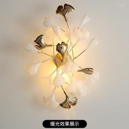 Wall Lamps Nordic Gold Light For El TV Background Decor Lamp Modern Kitchen Island Lusters Bedside Sconce Bedroom Lighting