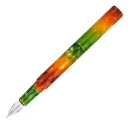 Pens Wanwu Creative Celluloid Aurora Mini Glass Dip Pen & Fountain Pen Pocket Ef/f/small Bent Nib Colourful Ink Pen & Box Gift Set