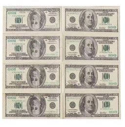 Tissue Boxes Napkins 10Sheet One Hundred Us Dollar Bill Napkin Money Fl Print 2 Sided 100 Bills Stack Copy Drop Delivery Ot2To