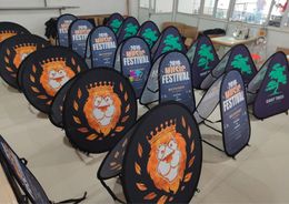 Custom Print Exhibition Outdoor Golf Sport Competition Raceing Event Foldable Display A frame Pop Up Banner