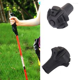 Trekking Poles Walking Sticks Tips Protectors Pole Round Foot Cover Outdoor Hiking Accessories Rod Tip Rubber Wear
