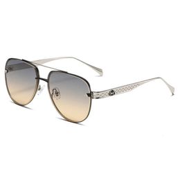 Sunglasses Pilot Sun Protection Large Frame Metal Glasses Driving Male and Female 230628