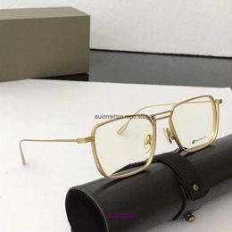 a Dita Dtx125 Optical Eyeglasses Transparent Lens Eyewear Fashion Design Prescription Eyeglass Clear Light Titanium Frame for Men Women With BOX DEJX