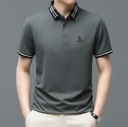 Men's Polos Hazzys Summer Business High Quality Short Sleeve Polo Shirt Lapel Collar Men Fashion Casual Printing Golf Wear Tshirt Tops 230627