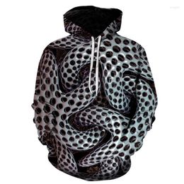 Men's Hoodies Men's And Women's Sweater Spring/Summer Hoodie 3D Pattern Cool Personalized Hooded Oversized Casual