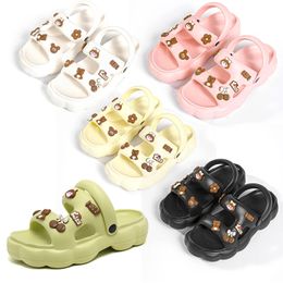 Sandals soft sole slipper women Black White Pink Green Yellow womens Waterproof Shoes