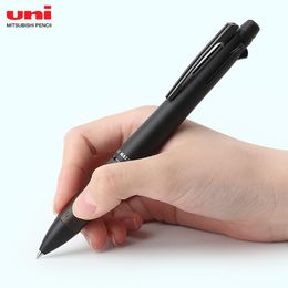 Pen New Color Japanese UNI MSXE52005 Multifunctional Ballpoint Pen + Mechanical Pencil 5 in 1 Frosted Oak Hand Guard