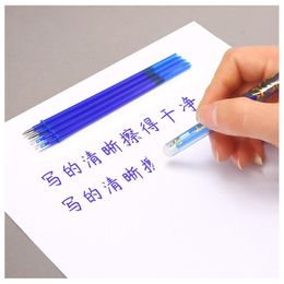 Pens Erasable Gel Pen Refills Wholesale 0.5mm Blue Black Rod Washable Handle Magic Erasable Pen for Office School Stationery Supplies