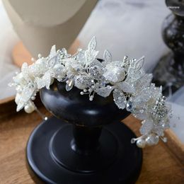 Hair Clips European Sparkle Wedding Tiaras Crowns Set Headbands Crystal Evening Hairbands Brides Accessories Prom Jewelry