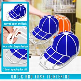 Storage Holders Racks in Baseball Hat Washer For Adult Kid's Cap Washer Frame Cage Storage Hat Cleaners Shaper Protector Racks For Washing Machine 230627