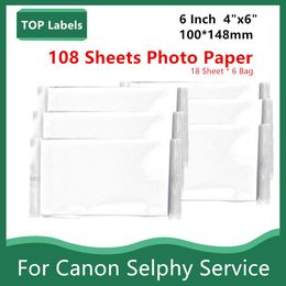 Supplies Compatible for Canon KP108IN Color Ink and Paper Set 4 x 6 or RP108 For Selphy CP1300 CP1000 CP1200 CP910 CP900 Photo Printer