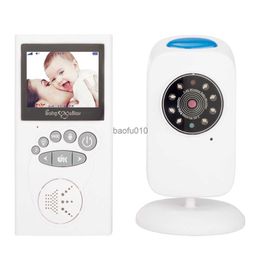 2.4 inch Wireless Video Color Baby Monitor High Resolution Baby Security Camera Nightlight Vision Temperature Monitoring L230619