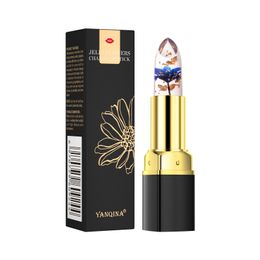 Jelly Flower Lipstick Temperature Change Moisturizing Color changing Gold Foil Lipstick Bulk Lips Makeup