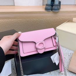 Mini Tabbys Shoulder Bags designer bag tiny crossbody bag Woman Chain Flap Phone Purse Letter Leather 6 Colors 5A 2023