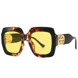 Brand sunglasses 10 New Square Women's Sunvisors Street Photo Tide Large Frame Sunglasses Women