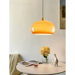 Pendant Lamps Led Art Chandelier Lamp Light Nordic Vintage Glass Creative Gradient Study Bedroom Bar Dining Stay Decorate