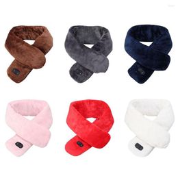 Scarves Unisex Heated Scarf With Neck Heating Pad Winter Warm Cozy Soft Light Weight Massage Wrap For Men And Women