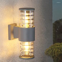 Wall Lamp Modern LED Light Outdoor Waterproof IP65 Porch Garden Up And Down Sconce Balcony Terrace Decoration Lighting