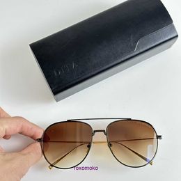 Same style DITA sunglasses for men and women in the counter designer double beam metal glasses gradient Colour UV resistant M669 ZZKJ