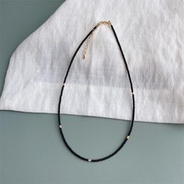 Choker KKBEAD Simple Necklaces Miyuki Glass Dainty Beads Necklace For Women Girl Gift Fashion Collar Minimalist Jewelry