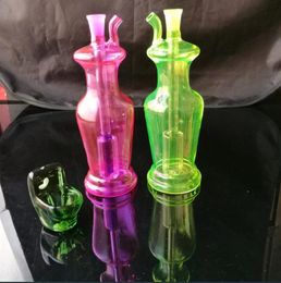 Glass Smoking Pipes Manufacture Hand-blown hookah Bongs Colored glass vase and water pipe kettle