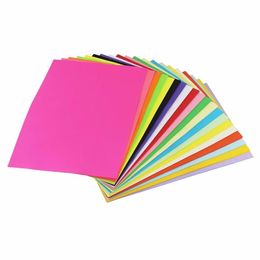 Paper 100 sheets 80G Color A4 Copy Uncoated Paper Mix Colour Can be Choose