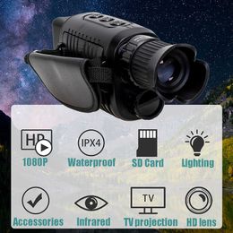 Telescope Binoculars Night Vision Device HD Infrared 1080P Camera Digital Night Vision Tescope Day and Night Dual-use for Hunting Travel HKD230627